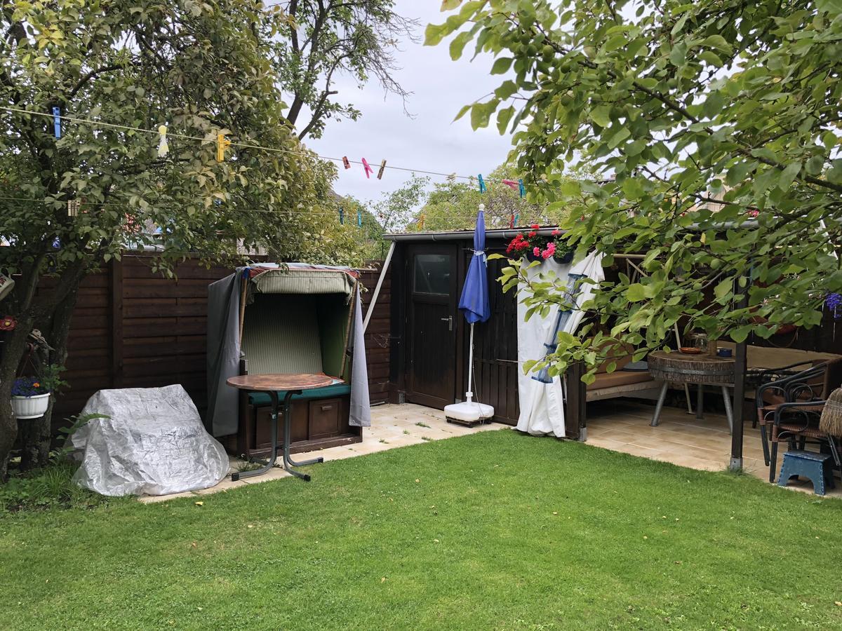 Ferienwohnung Mit Garten Wieck Buitenkant foto